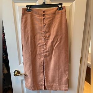 ASOS button front skirt